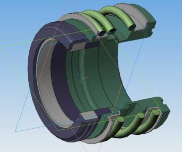 3D модель Торцевое уплотнение для центробежного насоса (вал 35 мм)