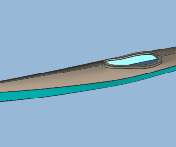 3D модель Каяк "Липша 16"