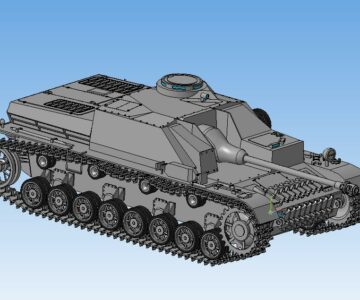 3D модель Танк StuG IV 3D Модель