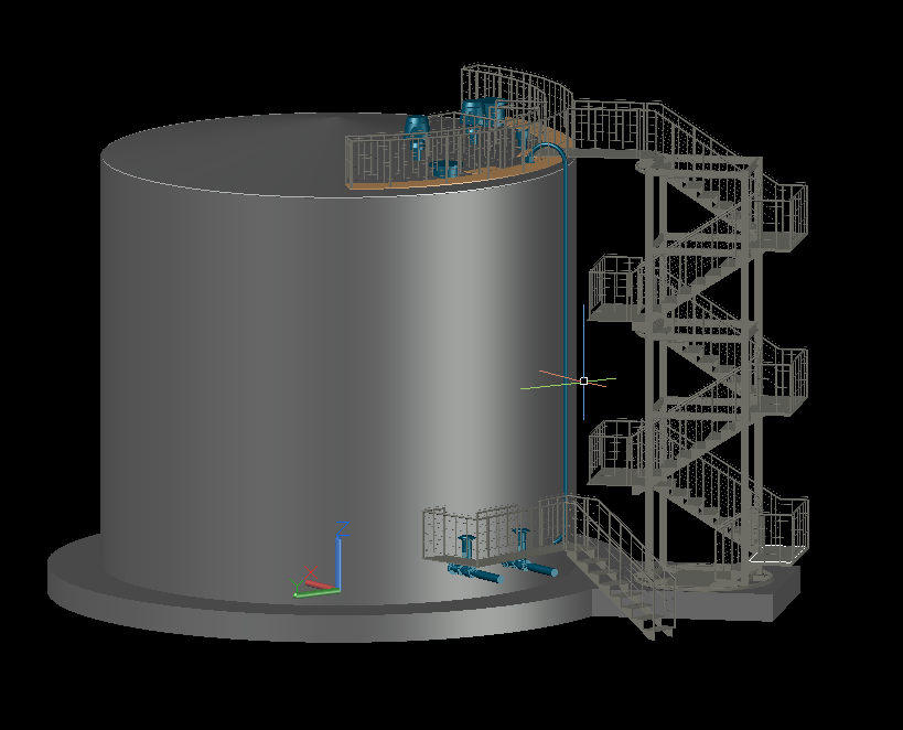 Резервуар 200 м3 - Чертежи, 3D Модели, Проекты, Нефть и Газ, Промышленность