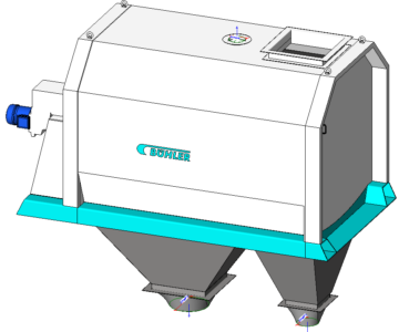 3D модель Барабанное сито Buhler