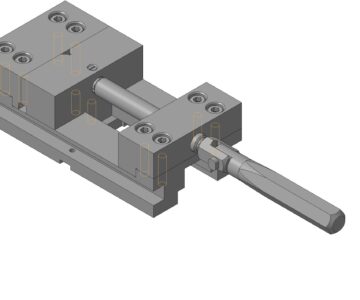 3D модель Станочные тиски