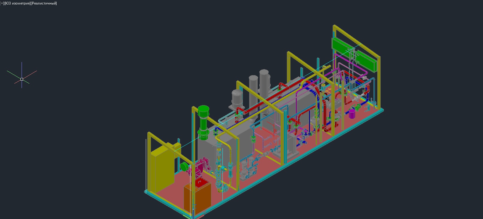 3D модель Котельная 1800 кВт