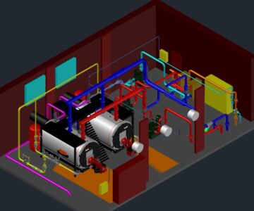 3D модель Котельная 7 МВт