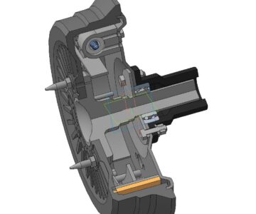 3D модель Тормозной барабанный механизм ВАЗ-2107