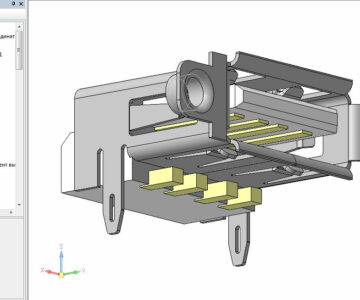 3D модель Разъем USB