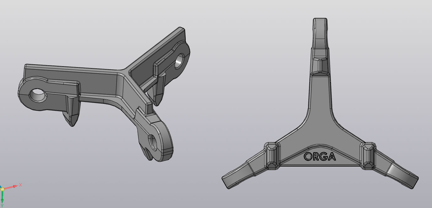 3D модель Гребенка ORGA