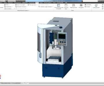 3D модель 3-х мерная модель фрезерного станка с ЧПУ модели HASEGAVA PM250