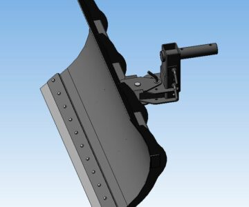 3D модель Овал для мотоблока поворотный