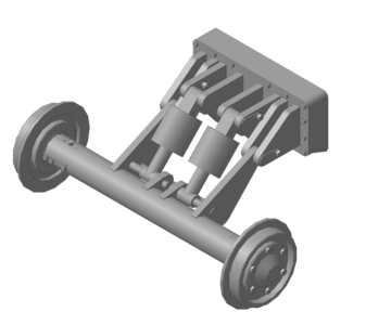 3D модель Колесно-адаптерный модуль для униварсальной ЗТМ