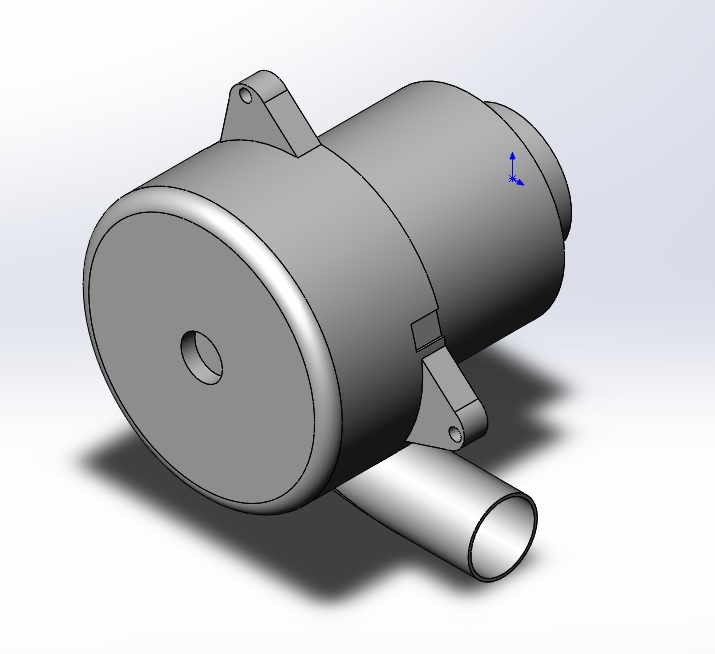 3D модель Двигатель Ametek 117501-12