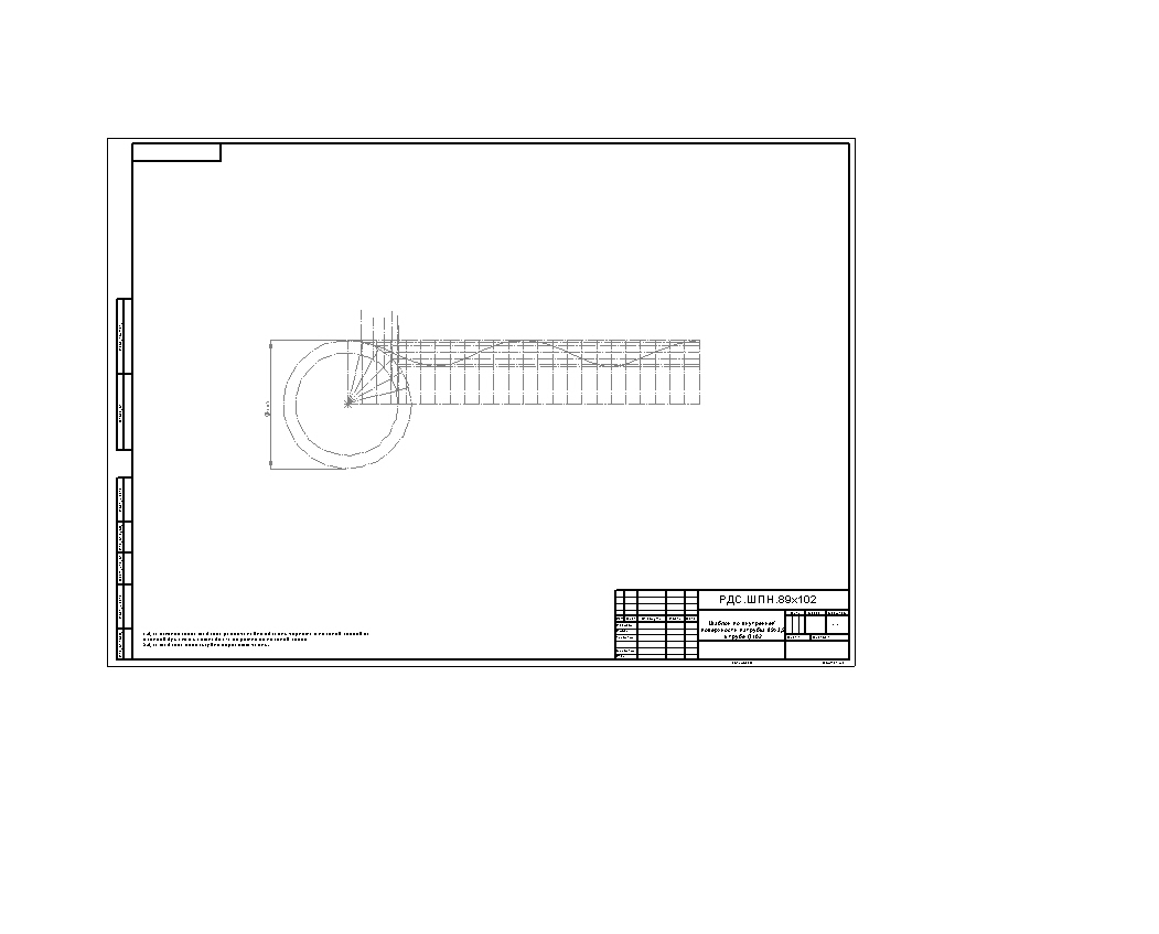 Чертеж Шаблоны примыкания внутренней поверхности патрубка 89х3,5 к трубам