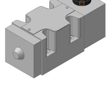 3D модель Распределитель Brevini AD5L01EZD12 (Аналог распределителя ВММ10)