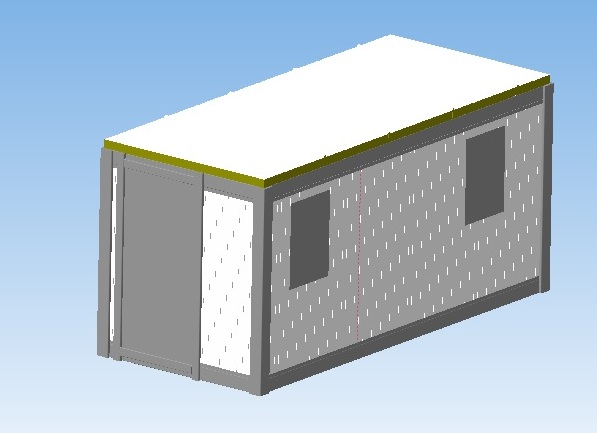 3D модель Павильон 5200х2300х2500