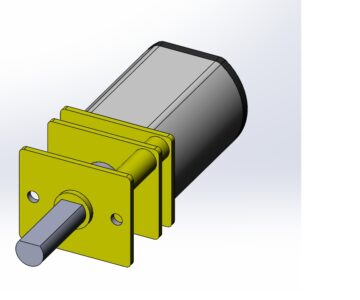 3D модель Микромотор с редуктором N20