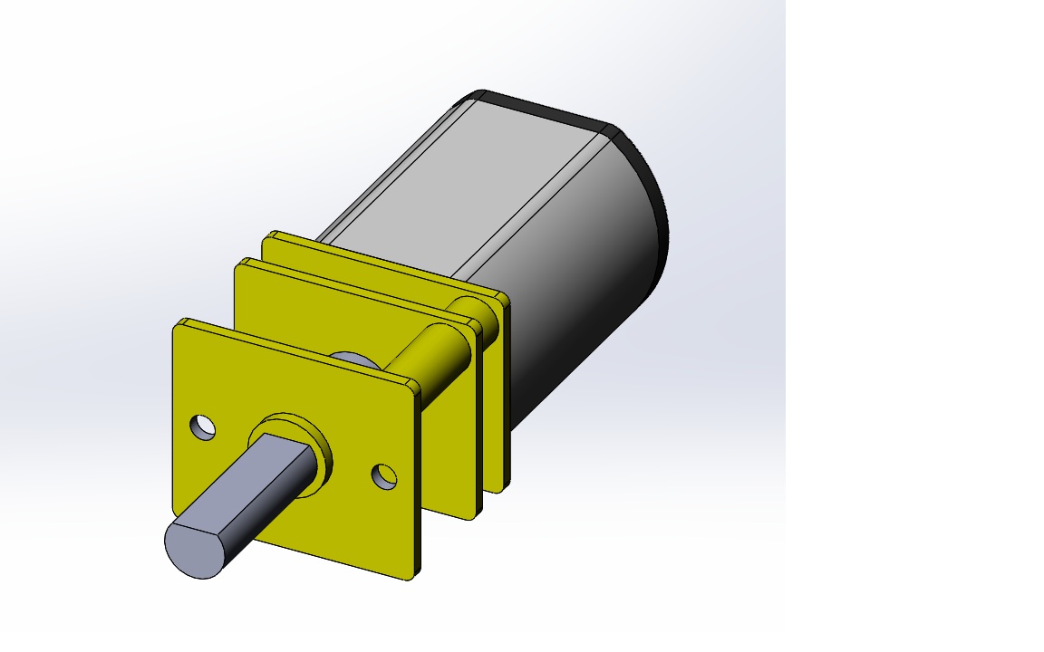 3D модель Микромотор с редуктором N20