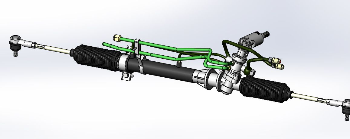 3D модель 3D Модель рулевого механизма с гидроусилителем Skoda