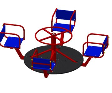 3D модель Модель детской карусели