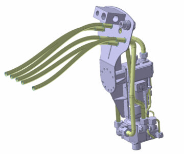 3D модель Заливочная головка к роботу Fanuc