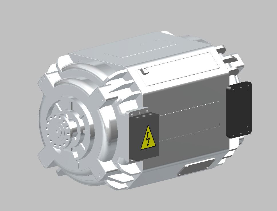 3D модель Трехфазный асинхронный двигатель тягового привода Аллегро
