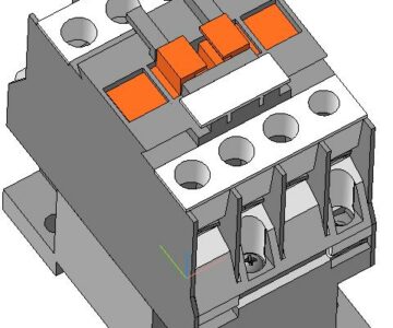 3D модель Контактор ПМЛо-1 18А