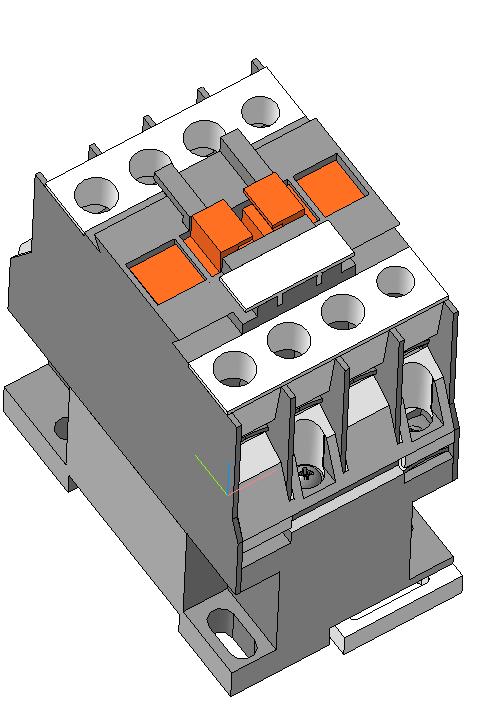 3D модель Контактор ПМЛо-1 18А