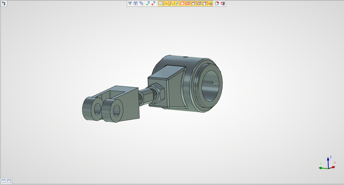 3D модель Тяга МЧ00.71.00.00 T-Flex