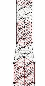 3D модель Антенная опора АО1, высотой 20 метров