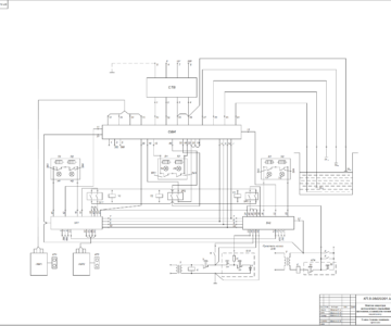 Чертеж Автоматизация водоотливной установки