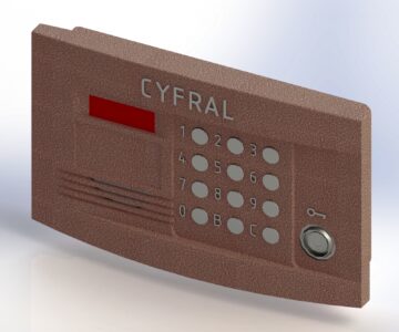 3D модель Домофон Cyfral CCD-2094