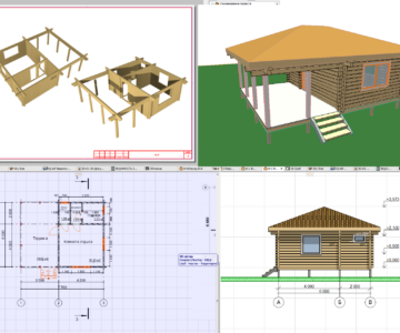 3D модель Баня-Дачный домик