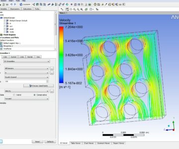 3D модель Расчет теплообменного процесса потока