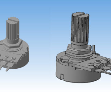3D модель Переменный резистор 16K1