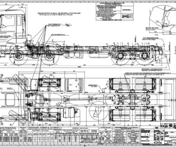 Чертеж Автомобиль MAN TGS 41.400 8x4 BB-WW-CKD L79WDU02