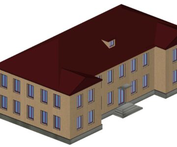 3D модель Детский сад 3D модель в AutoCAD