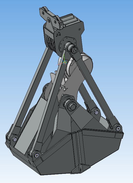 3D модель Грейфер 1м3