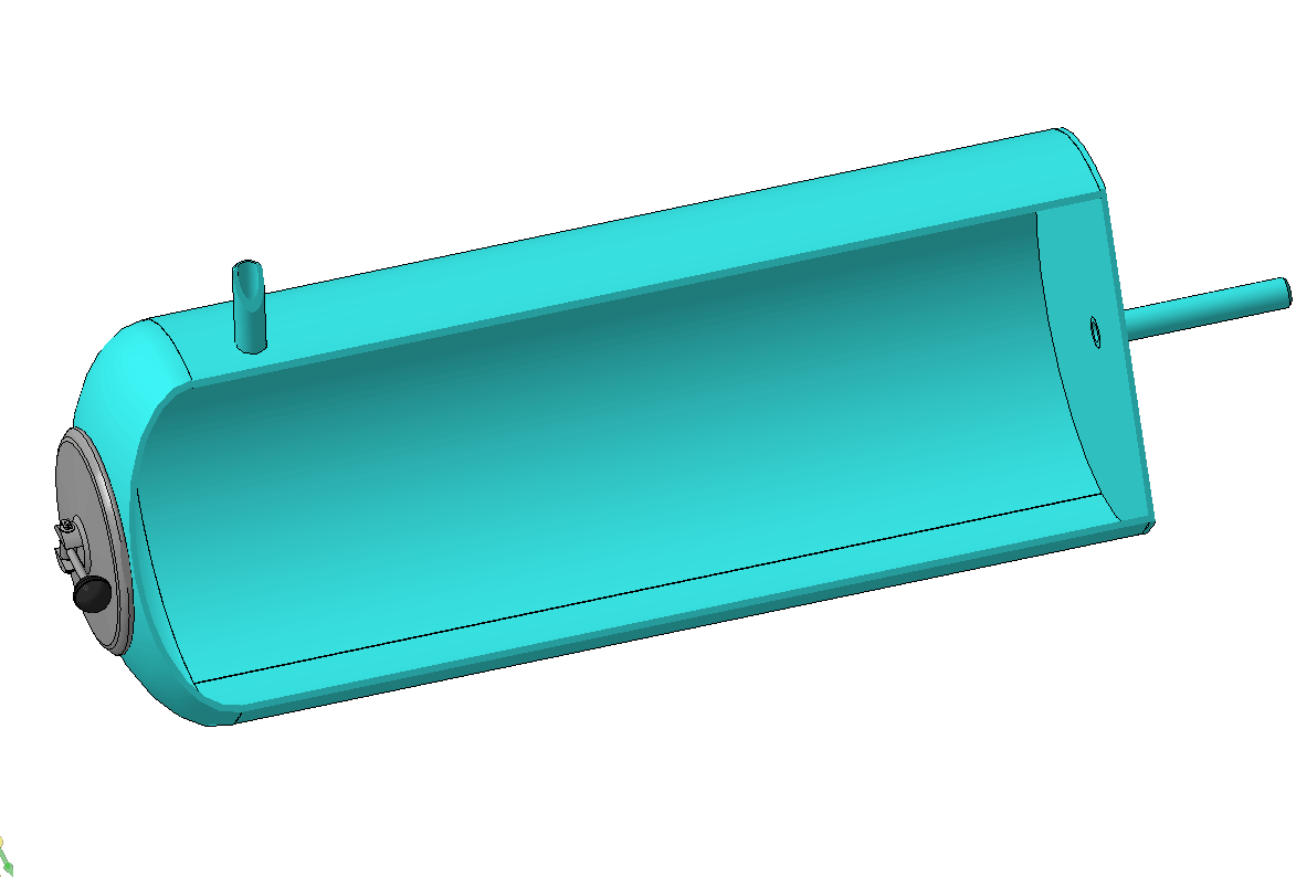 3D модель Бак для промывки форсунок