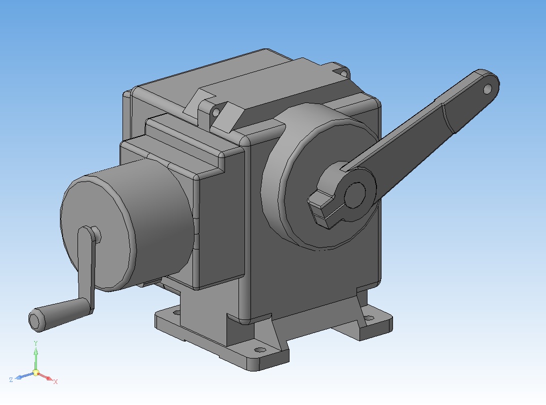 3D модель Исполнительный механизм МЭО-250/63-0,25 У-99