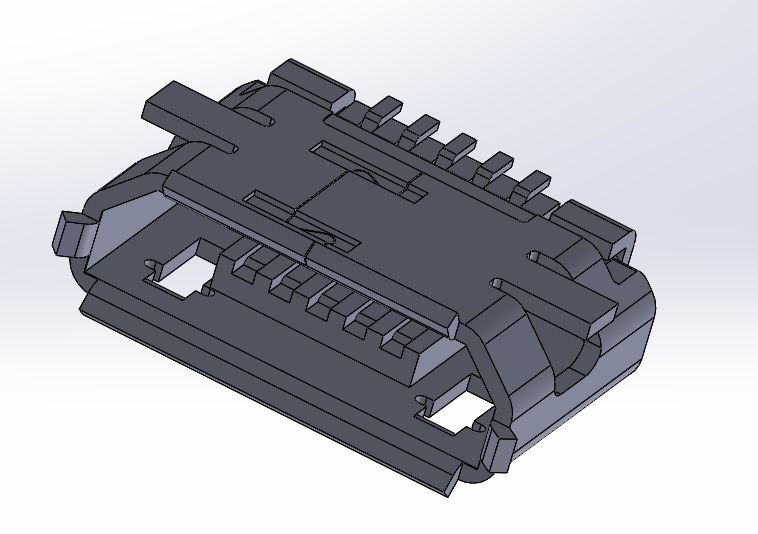 3D модель Разъем micro-USB