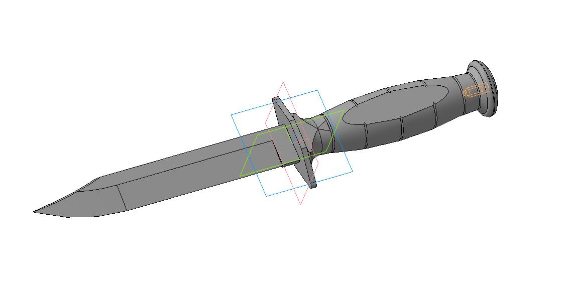 3D модель Нож "Вишня"