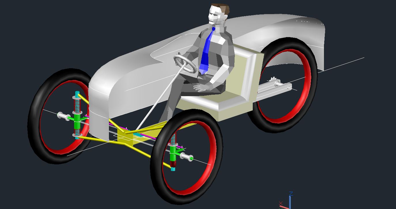 3D модель Веломобиль