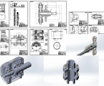 3D модель Создание установки для дозирования реагента на приеме УЭЦН