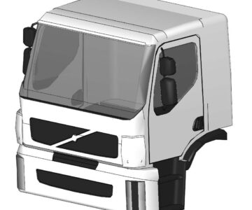 3D модель Кабина грузовика Volvo FM