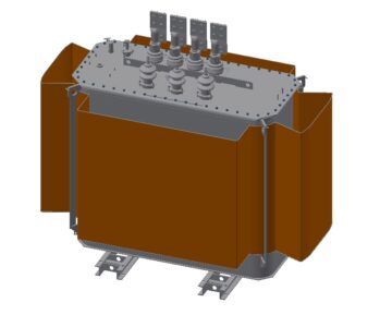 3D модель Трансформатор ТМГ21-1600 кВА