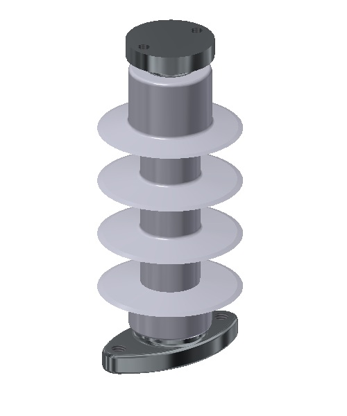 3D модель Изолятор опорный ИОСК 4_10-II-2 УХЛ1 10кВ