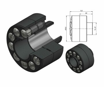 3D модель Муфта предохранительная со срезным штифтом