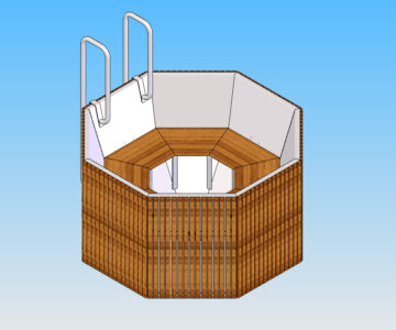 3D модель Купель для бани