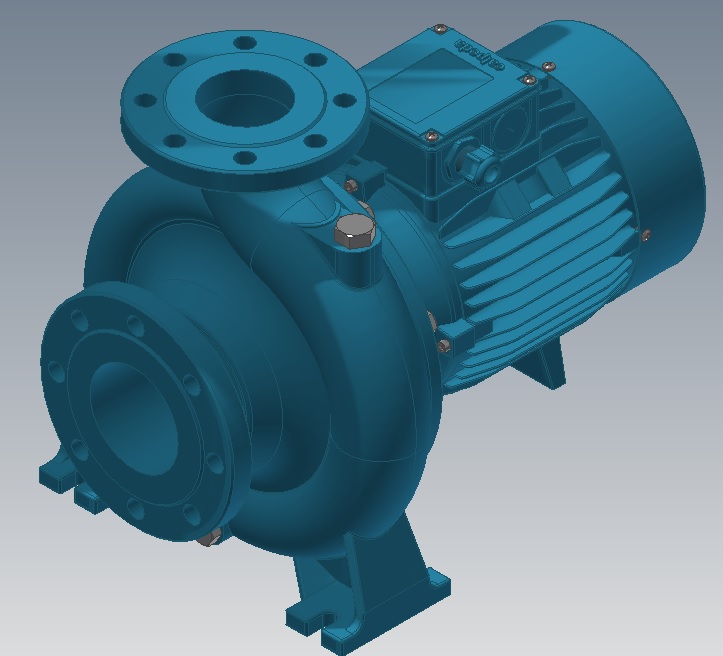 3D модель Насос Calpeda NM4 80-20A