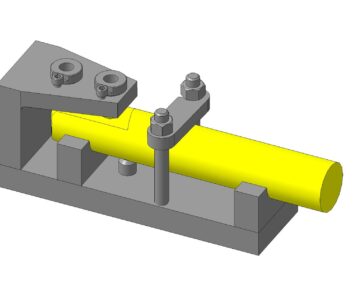 3D модель Кондуктор сверловки стойки БДМ