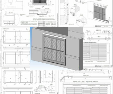 3D модель Рамки для инерционных решеток